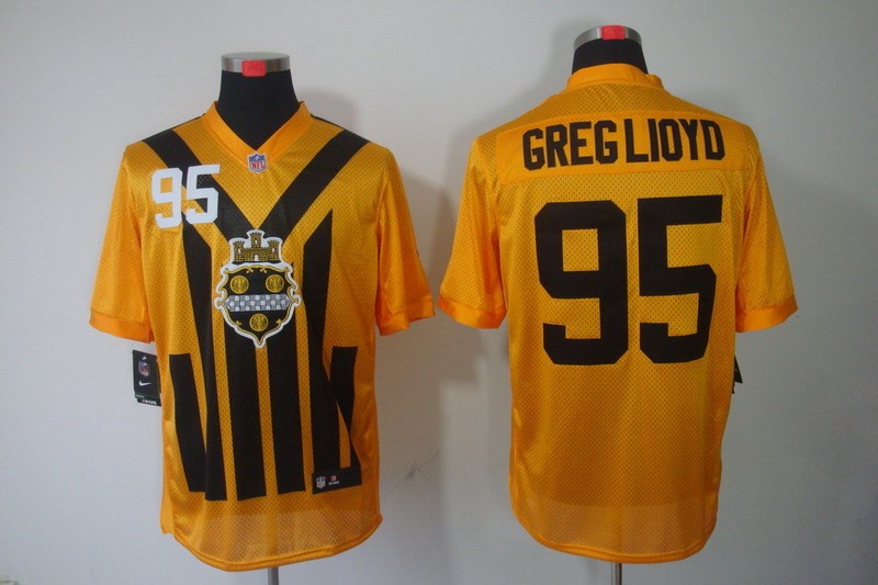 Men 2025 Pittsburgh Steelers #95 Greglioyd yellow Nike Limited NFL Jersey